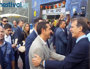 Έφτασε στη ΔΕΘ ο Αλέξης Τσίπρας (βίντεο)